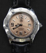 Tag Heuer Professional WN1314 200M Ladies Watch With Leather Strap