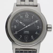 ORIS 7500 Big crown WATCH black SS AT