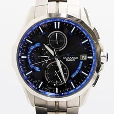 Casio OCW-S1000 Solar Radio Controlled Men's Watch Working Authentic Dress Rare