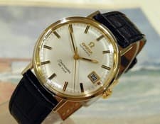 1965 Vintage 14K OMEGA Seamaster Automatic DE VILLE, Serviced With warranty