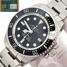 Rolex Sea-Dweller Deepsea 44mm Black Dial Stainless Steel Watch 116660 Papers