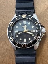 Seiko Mini Diver s Watch Black Boys SEIKO Used Japan