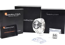 Hamilton Jazzmaster H325961 Automatic Chronograph Mens Vintage Watch w/Box Swiss