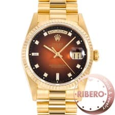 ROLEX Watches W Day date Red gradation 18238A 18K Yellow Gold