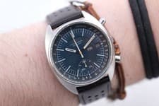 Seiko 6139-7039 Automatic Chronograph “Speedy” Blue Dial Working “read” 38mm