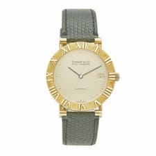 Tiffany & Co. Atlas 18k Yellow Gold 36mm Automatic Watch