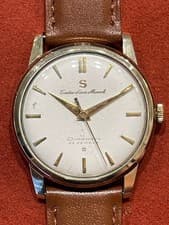 Seiko Road Marvel Ref 14057 14KGF Vintage Timepiece 1959 Rare S Mark Dial