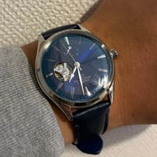 Orient Star 70th Anniversary Blue Dial Automatic Watch with Box & 2 Belts