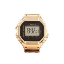 CASIO Ring Watch GP CRW-001G-9JR Gold Plated Quartz Digital Timepiece