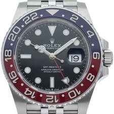 ROLEX GMT-Master II Watch Jubilee 126710BLRO Stainless Steel mensWatch black...