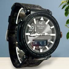 CASIO Pro Trek PRG-650YBE-3JR Tough Solar Triple Sensor Camo Cloth Band Men's