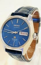 Grand Seiko SPECIAL  6146-8000 61GS Hi-Beat 36,000 Blue Dial Automatic Vintage
