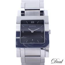 Used GUCCI Gucci Square Face 7900M.1 Black Quartz Men's Watch
