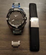 TISSOT TTOUCH EXPERT SOLAR WATCH titanium sapphire 100m water resistant