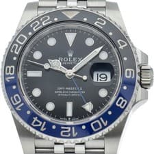 ROLEX GMT-Master II Watch Jubilee 126710BLNR Stainless Steel mensWatch black...