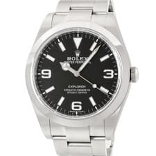 ROLEX Explorer 1 214270 Unused, random serial number, black, with barcode