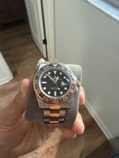 Rolex GMT-Master II Rootbeer 126711CHNR 40MM 18K Rg Two-Tone Black Dial