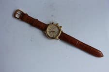 Aerowatch Lady Chronograph 1942 gold-plated watch (38152)