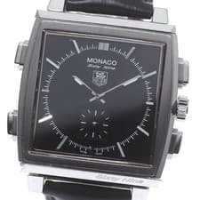 TAG HEUER CW9110 0 Monaco 69 Manual Wind Men s 776212 from JAPAN