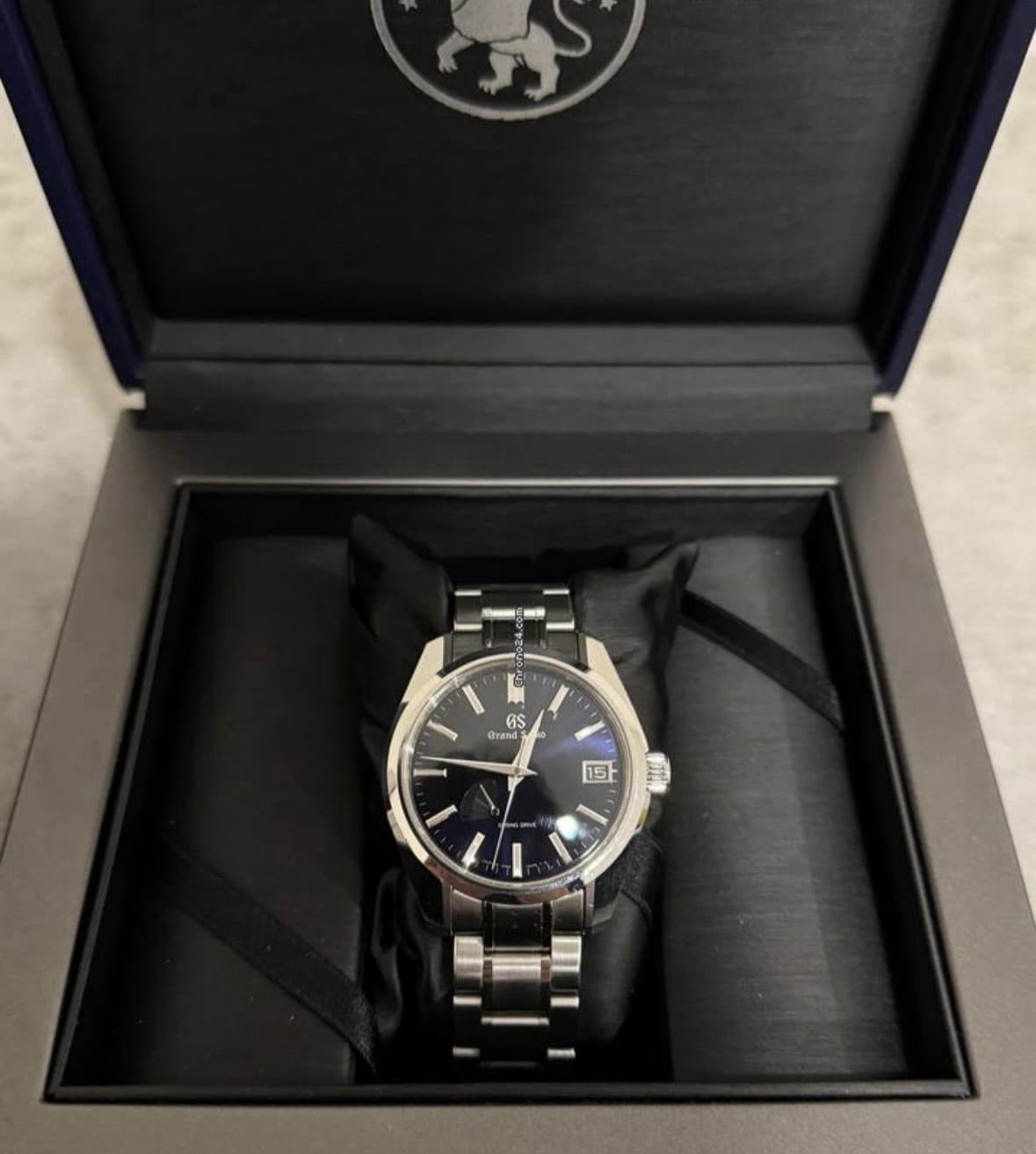 Grand Seiko Heritage Blue Men's Watch - SBGA375 Spring Drive