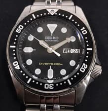 SEIKO SKX013 Black Boy 7S26-0030 Overhauled Watch