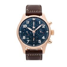 IWC Pilot's Watch Perpetual Calendar Chronograph Gold Auto 43mm Watch IW3922-02
