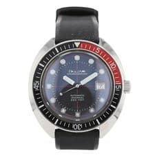 Bulova Oceanographer 44mm Black Dial Automatic Rubber Strap Men's Wristwatch