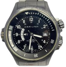 HAMILTON Khaki Navy GMT H776151 Automatic Men's Watch from JP