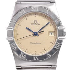 OMEGA Constellation Date Silver Dial Quartz Men's Watch A#146028