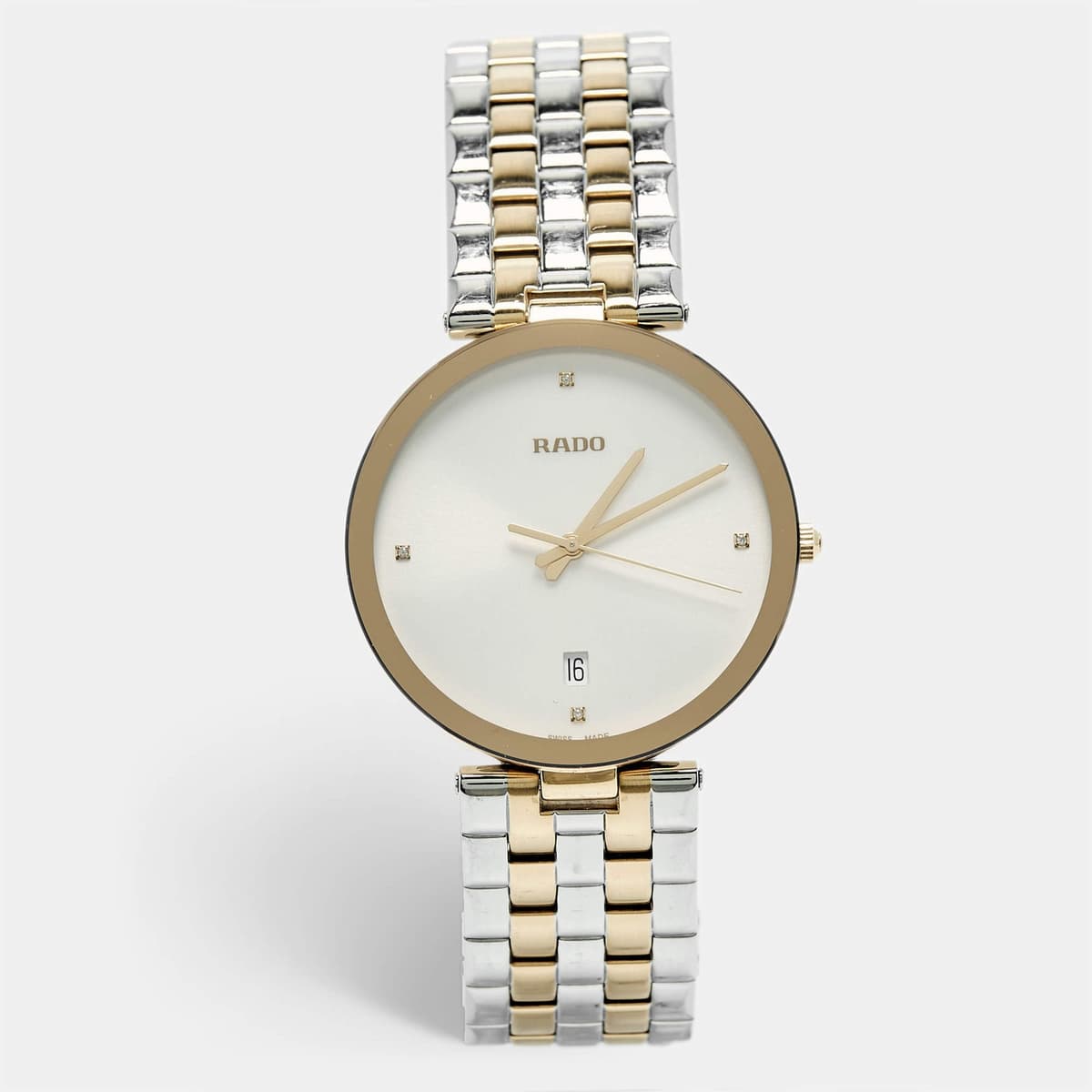 Rado Florence 115.3889.2 Champagne Dial Two Tone Stainless Steel Womens