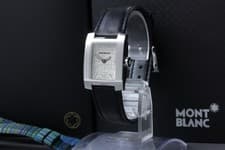 [N MINT w/ BOX] MONTBLANC Profile 7047 Tank Quartz 23mm Roman Ladies Swiss Watch