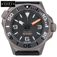 UNDONE UDJ4370 Aquadeep Signal Black Divers AT Wristwatch Timepiece Mens