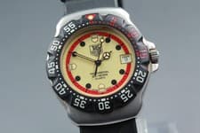 [Exc+5] TAG Heuer Formula 1 WA1211 Cream Quartz Men’s Watch From JAPAN