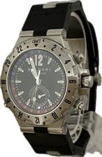 Bvlgari Diagono Professional GMT GMT40S Automatic Mens Watch Excellent A6128