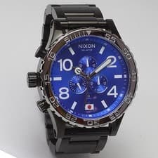 Nixon 51-30 Chrono Quartz Men's Watch Blue Dial 51mm Analog Round From Japan