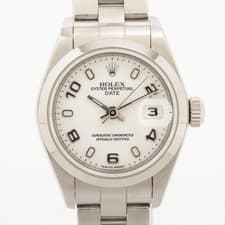 Rolex Oyster Perpetual Date 79160 SS SS AT white dial 1 Extra Link
