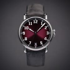 H. Moser & Cie Heritage Dual Time Burgundy Fumé 42 | Ref. 8809-1200 | Full Set