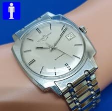 Ulysse Nardin Automatic Watch Vintage 34.5mm Silver Dial