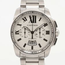 Cartier Calibr Doo Cartier W7100045 SS SS AT Silver-Face