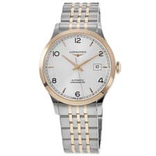 New Longines Record Chronometer Automatic18K Rose Men's Watch L2.821.5.76.7