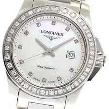 LONGINES L3.258.0 Conquest Quartz Women's Watch From Japan G0425