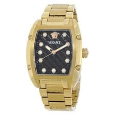 Versace Dominus Quartz Black Dial Ladies Watch VE8K00524