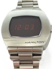 HAMILTON PSR Digital Quartz H524140 Men's Watch From Japan G0413