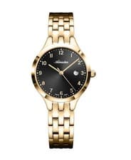 ADRIATICA Women Quartz Casual Watch Classic Dress Black Dial Waterproof Swiss Fa