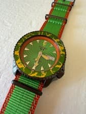 Seiko Street Fighter Blanka Wristwatch Automatic Green Dial Limited SBSA083
