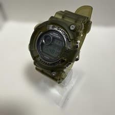 G-SHOCK DW-8200MS-8T Frogman Men's Digital Watch 800m Ti-CAO Clear Used