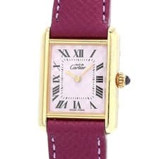 Cartier Must Tank SM Vermeil 2003 Christmas Limited Edition W1017554 #211