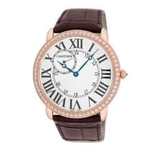 CARTIER 18K Yellow Gold 42mm Ronde Louis Cartier WR007001-3268 Warranty Box