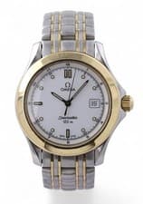 OMEGA Seamaster 120m Quartz - 18ct Gold & Steel - 36mm - White Dial - 2311.20.00