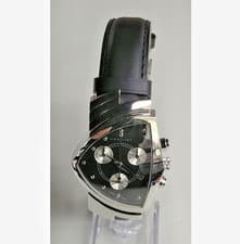 Auth HAMILTON Ventura H244121 Black Dial Chronograph QZ Men's Watch Used Japan